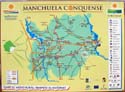 Mapa de la Manchuela Conquense